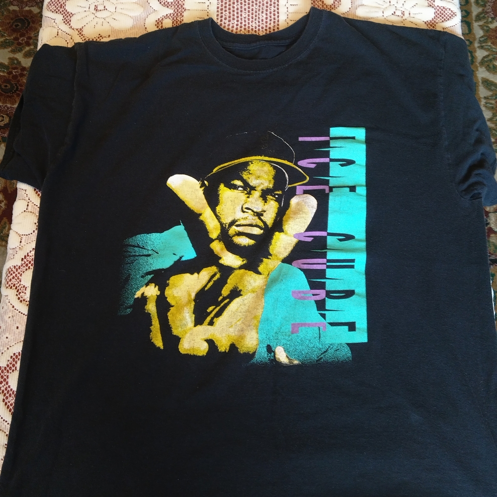 Ice Cube - Black Graphic T-Shirt - Size XL